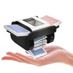 KPAW Automatic Card Shuffler Machine - 1-2 Decks Low Noise Shuffler, Rechargeable & Portable, One Press Shuffling, Automatic Card Shuffler for Texas Hold'em, Skip-Bo, Poker, UNO, Phase 10