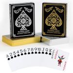 Etyishe Plastic Playing Cards,Waterproof Cards,Deck of Cards,Jumbo Large Print Playing Cards for Adult Senior,Premium Poker Card Set for Fun Pool Beach Party Card Games,Metallic Gold & Silver(2 Pack)