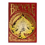 Bicycle Red Dragon Gold Foil Premium Playing Cards, 1 Deck