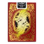 Bicycle Red Dragon Gold Foil Premium Playing Cards, 1 Deck