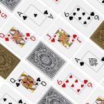 Etyishe Plastic Playing Cards,Waterproof Cards,Deck of Cards,Jumbo Large Print Playing Cards for Adult Senior,Premium Poker Card Set for Fun Pool Beach Party Card Games,Metallic Gold & Silver(2 Pack)