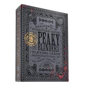 theory11 Peaky Blinders Playing Cards – Premium Officially Licensed Deck Luxury Collectible Cards with Antique Gold Foil & Tactile Embossing for Fans & Card Players