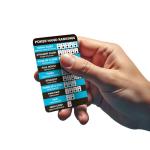 Poker Hand Ranking Card (3 Pack) Texas Hold’em Cheat Sheet for Beginners & Pros – Quick Reference Guide to Poker Hands, Odds & Rankings – Casino, Tournament & Home Game Accessory (Plastic)