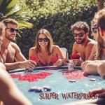 SeptCity Deck of Cards, 2 Pack Plastic Waterproof Playing Cards Poker Set for Casino Games Family Game Night and Theme Parties Christmas Valentine's Day Gift for Men and Women (Red)