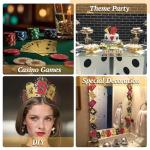 SeptCity Deck of Cards, 2 Pack Plastic Waterproof Playing Cards Poker Set for Casino Games Family Game Night and Theme Parties Christmas Valentine's Day Gift for Men and Women (Red)