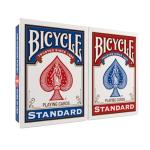 Bicycle Standard Playing Cards, Standard Poker Size Deck of Cards, Red & Blue (2 Pack), Classic Cards for Poker, Blackjack, Family Game Night & Card Games, Fun for All Ages