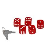 Smartxchoices 500 PCS Poker Chip Set 11.5 Gram Dice Style Clay Casino Poker Chips w/Aluminum Case Cards Dices Blind Button for Texas Holdem Blackjack Gambling