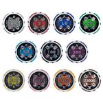 Brybelly Ace Casino Poker Chip Heavyweight 14-gram Clay Composite – Pack of 50 ($100 Black)
