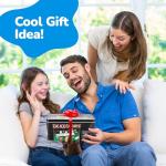 Gamie Texas Holdem Poker Game Set - Includes Hold’em Mat, 2 Card Decks, Chips, Chip Holder and Tin Storage Box - Fun Game Night Supplies - Cool Casino Gift for Kids & Adults