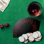 Pumtus 6 Decks of Waterproof Poker Cards, Plastic PVC Playing Cards, Standard Index Playing Cards with Gift Box, Trick Cards for Party, Game, Blackjack, Euchre, Card Game