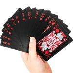 Pumtus 6 Decks of Waterproof Poker Cards, Plastic PVC Playing Cards, Standard Index Playing Cards with Gift Box, Trick Cards for Party, Game, Blackjack, Euchre, Card Game