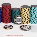 GSE Games & Sports Expert Metal Small Blind, Big Blind, Dealer Button - Set of 3 Professional Texas Hold‘em Poker Button for Gambling Card Games, Poker Nights, Tournaments