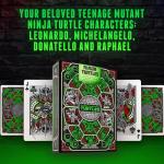 theory11 Teenage Mutant Ninja Turtles Premium Playing Cards, Poker Size Standard Index, Luxury Playing Cards