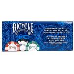 Bicycle 8G 100Count Clay Poker Chips W/Casino Tray Premium 8G Clay-Filled Poker Chips with Casino Tray, 100Count