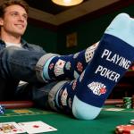 Poker Gifts for Men - Gambling Socks for Gambler, Casino Las Vegas Gifts for Players