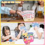 Prudiut 2 PCS Card Holders for Playing Cards, Playing Card Game Holders Tabletop Stand Cards Holder for Adults Seniors Poker Cards Game Accessory