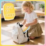 Prudiut 2 PCS Card Holders for Playing Cards, Playing Card Game Holders Tabletop Stand Cards Holder for Adults Seniors Poker Cards Game Accessory