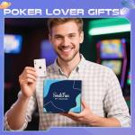 Poker Gifts for Men - Gambling Socks for Gambler, Casino Las Vegas Gifts for Players