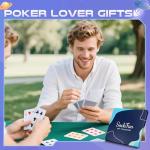 Poker Gifts for Men - Gambling Socks for Gambler, Casino Las Vegas Gifts for Players