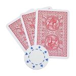 Brybelly 50 Suited 11.5 Gram Poker Chips (White)