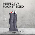 Toker Poker - Bic Lighter Case Multi Tool 2.0 - Black, All Inclusive Tool for Camping and Other