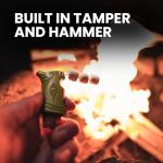 Toker Poker - Bic Lighter Case Multi Tool 2.0 - Black, All Inclusive Tool for Camping and Other