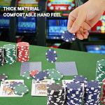 11.5 Gram Poker Chips,100pc Casino Poker Chips for Texas Hold'em, Blackjack Chips,Casino Poker Games Kit,Poker Chip Set for Card Board Game,Bulk Poker Chip,Gambling Chips