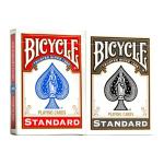 Bicycle Rider Back Playing Cards, Standard Index, Red & Black Decks of Cards, Premium Poker Cards for Blackjack, Casino Games & Family Game Night, 2 Count (Pack of 1)