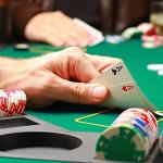 EVIEUN 48" 8-Player Foldable Poker Table Top, Casino Texas Hold'em Layout, Portable Anti-Slip Blackjack Poker Table Mat with Carrying Bag for Family Games Casino