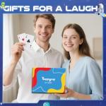 HAPPYPOP Lucky Poker Gifts for Men - Gambling Gifts for Gambler, Las Vegas Casino Money Socks