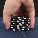 11.5 Gram Poker Chips,100pc Casino Poker Chips for Texas Hold'em, Blackjack Chips,Casino Poker Games Kit,Poker Chip Set for Card Board Game,Bulk Poker Chip,Gambling Chips