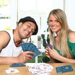 Playing Cards 6 Pack, 6 Decks of Cards, Playing Cards Bulk, Large Print Playing Card for Family Game Night,Blackjack,Poker,Pinochle,Bridge,Canasta,Holiday Party Card Games, 6 Unique Colors & Designs