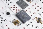 Bicycle Cinder Premium Playing Cards, Silver Smoke Foil, 1 Deck