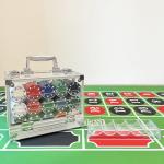 SEETOOOGAMES Poker Chip Tray Rack - Clear Acrylic Casino Chip Holder - Chips Storage Display Case for Texas Hold'em, Blackjack, Gambling, Poker Clubs, Parties or Home Casino Nights - 10 Pack