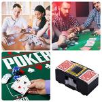 Unniweei Automatic Card Shuffler 1-2 Decks, Battery-Operated Electric Shuffler, Casino Card Game for Poker, Home Card Game, UNO, Phase10, Texas Hold'em, Blackjack, Home Party Club Game