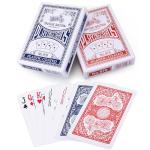 LotFancy Playing Cards, 2 Pack, Decks of Cards, Poker Size Standard Index, for Blackjack, Euchre, Canasta Card Game, Casino Grade Poker Cards, Blue and Red