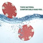 LUOBAO Poker Chips Set,500 Pcs Poker Chips for Texas Holdem ,Blackjack Poker Games,Pokeno Gambling Chips Kit Casino Chip for Texas Hold em,11.5g Clay Poker Set Briefcase,Black Jack Chips Set with Case