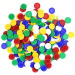 Wpxmer 300 Plastic Poker Chips, Poker Card Game Chips Bulk for Game Play, Learning Math Counting, 5 Colors