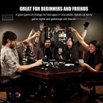 11.5 Gram Bulk Chip Accessories, 10 Pcs Professional Poker Chip, Casino Poker Chips,Clay Composite Casino Poker Chips for Casino Card Games Texas Holdem (5Black+5Blue+5Green+5Red+5White)