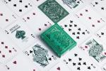 Bicycle Jacquard Premium Playing Cards, Silver and Emerald Green, 1 Deck
