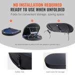 VEVOR 10 Player Poker Table Foldable, Portable Folding Card Board Game Table, Casino Leisure Table, Blackjack Texas Holdem Table with Padded Rails and Stainless Steel Cup Holders,Blue (84 in)