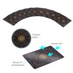 WJPC Easy Shuffling Plastic Waterproof Playing Cards,Cool Black Dragon Poker Cards for Game and Party, Deck of Cards（Dragon
