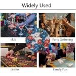 DKAOVH Poker Chips Set - 100 Pieces with Denominations and Storage Box