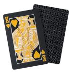 Waterproof Deck of Cards，Gift Playing Cards，Poker Set, Men Pool Poker Cards (Black Diamond)