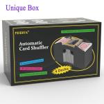 FEIERYA Automatic Card Shuffler 4 Deck,Battery-Operated Electric UNO Poker Shuffler,Playing Card Shuffler for Home Card Game,Travel