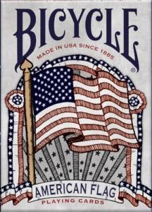 Bicycle American Flag Poker Size Standard Index Playing Cards - 1036202,10 years old and up
