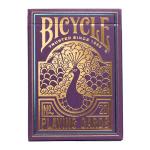 Bicycle Peacock Playing Cards - Purple - Cold Foil Premium Playing Card Deck for Card Games and Magic Tricks - Dazzling Design, Smooth Finish
