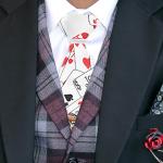 Poker Themed Tie Necktie for Men Skinny Tie Game Necktie for Boys Playing Card Neck Tie Cosplay Ties for Boys Poker Costume Accessories for Men Poker Lover Birthday Gifts for Man Poker Players