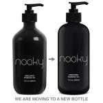 Nooky Massage Oil with Fractionated Coconut Oil for Massaging 16 Ounce (Unscented)