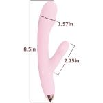 Pink Rabbit Ears Pleasure Toy Machine New Adult Toys for Women Tool Set 8 Powerful Modes Most Pleasure Cheap Men Soft Sensory Accessories Portable Gifts for Men Fun Women Toys